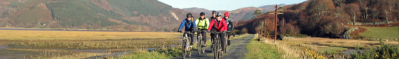 Bike hire available in Barmouth and Dolgellau